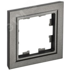 BRITE Рамка 1 пост РУ-1-БрТБ темная бронза