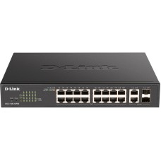 Коммутатор/ EasySmart L2 Switch 16х1000Base-T PoE, 2xCombo 1000Base-T/SFP, PoE Budget 130W