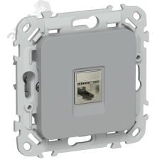 FLITE Розетка компьютерная RJ45 категория 6 STP РК6-1-1-ФлС серый IEK