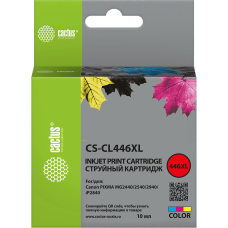 -/ Картридж струйный Cactus CS-CL446XL многоцветный (15мл) для Canon Pixma MG2440/2540/2940