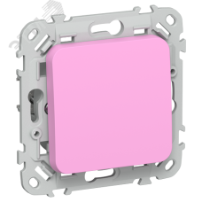 FLITE Выключатель 1-клавишный кнопочный 10А ВС11-2-0-ФлПр пурпурный IEK