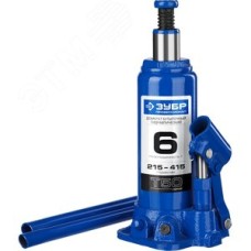 Домкрат бутылочный гидравлический 6т, 215-415мм, Профессионал