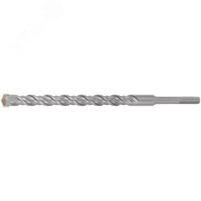 Бур по бетону SDS PLUS, Профи, W-образная вставка, двойная спираль, 18 х 260 мм