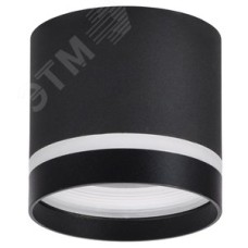 Светильник 4016 накладной потолочный под лампу GX53 черный