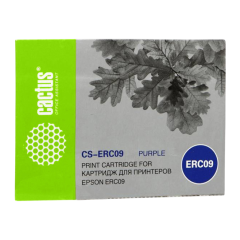 -/ Картридж матричный Cactus CS-ERC09 пурпурный для Epson ERC09