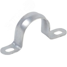 Скоба металл.двухлапковая d14-15мм