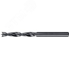 Сверло спиральное по дереву d 4x70/40мм, М-образная заточка