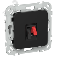 FLITE Розетка аудио РА-1-ФлЧ черный IEK