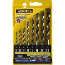 Сверло по бетону ProHammer 8 шт: d 3-4-5-6-6-8-8-10 мм