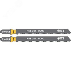 Полотна по дереву, Bimetal, остроконечные зубья, 100/77/1.7 мм (T101AIF), 2 шт
