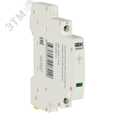 Лампа индикаторная одинарная LED 110-230В AC зеленая