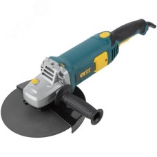 Шлифмашина угловая 2200 Вт,6200 об/мин,КлК 230 мм,4,6 кг,б/с щеток,рез.накл.,плав.пуск,повор.,коробка