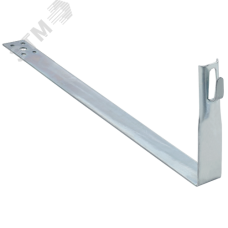 Держатель проводника круглого 6-8 мм черепичная кровля L 380 мм оцинкованная сталь HDZ