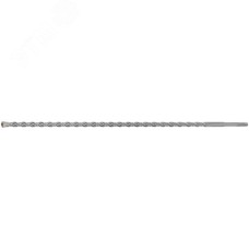 Бур по бетону SDS PLUS, Профи, W-образная вставка, двойная спираль, 14 х 600 мм