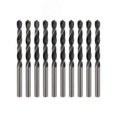 Сверло по металлу 1.0х34х12 мм HSS (упак - 10 шт.) DIN 338