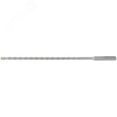 Бур по бетону SDS PLUS, Профи, W-образная вставка, двойная спираль, 6 х 260 мм