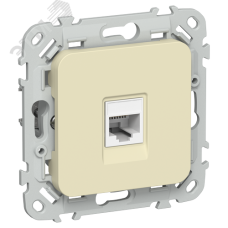 FLITE Розетка компьютерная RJ45 категория 5Е UTP РК5е-1-0-ФлН навахо IEK