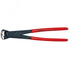 Клещи вязальные для арматурной сетки особой мощности резка - проволока средней твердости 33мм твердая проволока 18мм режущая кромка 61 HRC / 23мм L=250мм обливные рукоятки блистер цвет черный