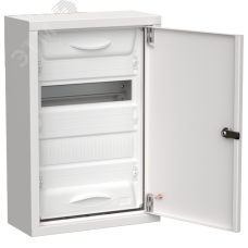 TITAN 5 Корпус металлический ЩРн-24 (1х24) 460х310х140мм IP31 белый (одна дверь) IEK