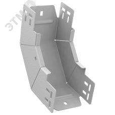 ESCA 7 Поворот верт. внутр. 90град 80х100-2,0 RAL 9016 IEK