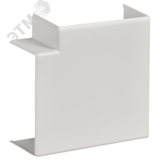 METRA Угол плоский 90град для кабель-канала 100х50мм белый