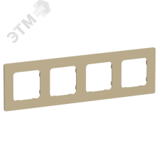 FLITE CLASSIC Рамка 4-местная РУ-4-К-ФлХ хаки IEK