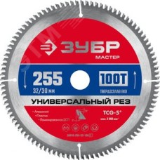 Диск пильный по алюминию Универсальный рез 255X32/30мм 100Т
