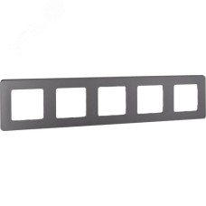 Рамка 5-местная дымчатый INSPIRIA