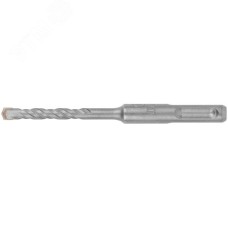 Бур по бетону SDS PLUS, Профи, W-образная вставка, двойная спираль, 6 х 110 мм