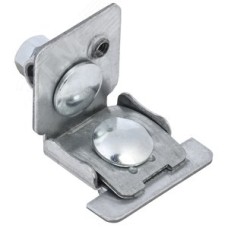 Держатель проводника круглого 6-10 мм для фальца 0,6-8 мм оцинкованная сталь