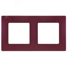 Рамка 2-местная сливовый ETIKA