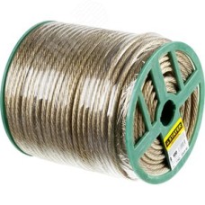 Трос стальной 8 мм 100 м в полимерной оболочке