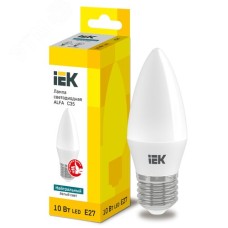 Лампа LED ALFA C35 свеча 10Вт 230В 4000К E27