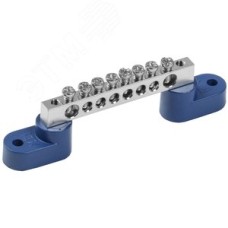 Шина N ''ноль'' на двух угловых изоляторе Ni ШНИ-6х9-8-У2-С