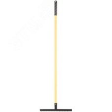 Грабли ГП-12 с желтым метализированным черенком, прямой зуб, 12 зубьев