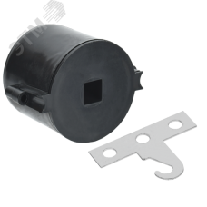 Коробка потолочная Л253М У3 D=75х62мм для монолитного строительства (с крюком) IEK