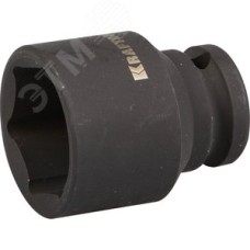 Головка торцевая ''INDUSTRIE QUALITAT'' ударная (1/2''), FLANK, Cr-Mo, фосфатированная, 32 мм