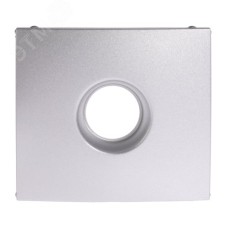 Лицевая панель для розетки TV алюминий VALENA