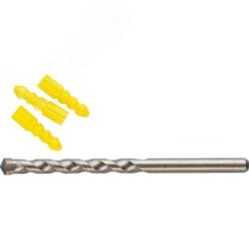 Набор сверл по бетону MASTER 8X120 мм с дюбелями 20 шт