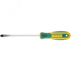 Отвертка ''Контур'', CrV сталь, прорезиненная ручка 8х150 мм SL