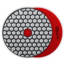 Круг алмазные гибкий шлифовальный (Черепашка) для сухого шлифования, 100мм, №100