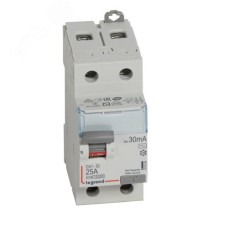Выключатель дифференциального тока (УЗО) 2п 25А 30мА DX3 АC