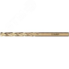 Сверло по металлу, 4.2х75мм, сталь Р6М5К5, класс А, кобальт