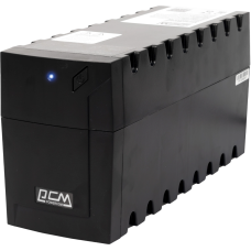 Источник бесперебойного питания/ POWERCOM RPT-600AP SE линейно-интерактивный, 600 ВA, 360 Вт,2 евророзетки с резервным питанием, USB, ШхГхВ 100х278х140мм, 4 кг