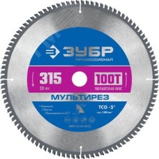 Диск пильный по алюминию Мультирез 315X30мм 100T