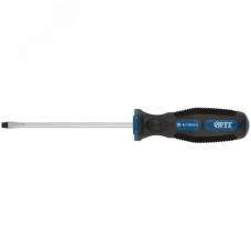 Отвертка ''Универсал'', CrV сталь, прорезиненная ручка, Профи 4х100 мм SL