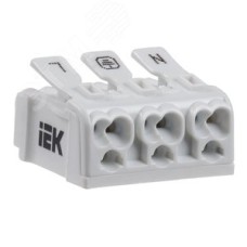 Клемма пружинная соединительная КСП3-L+N+PE