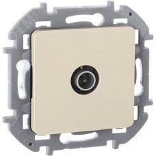 Розетка TV тип звезда слоновая кость INSPIRIA