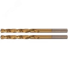 Сверла HSS по металлу, титановое покрытие, в блистере 5.0 мм (2 шт)