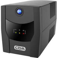Башенный линейно-интерактивный ИБП/ ИБП CBR [QTM-1500T-6I-LCUC] Line Interactive  1500VA/900W 9Ah12V 4 x Shuko, HID-USB, RJ45/11